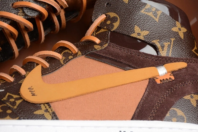 Chep Onekick OW Jordan 1 AJ1 x Off-Louis Air AQ0818-158 0715